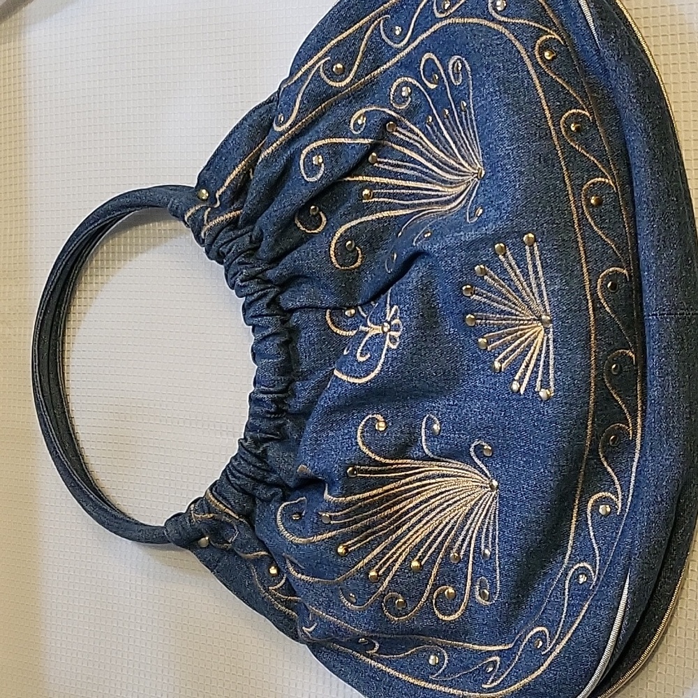 Denim Hobo Bag